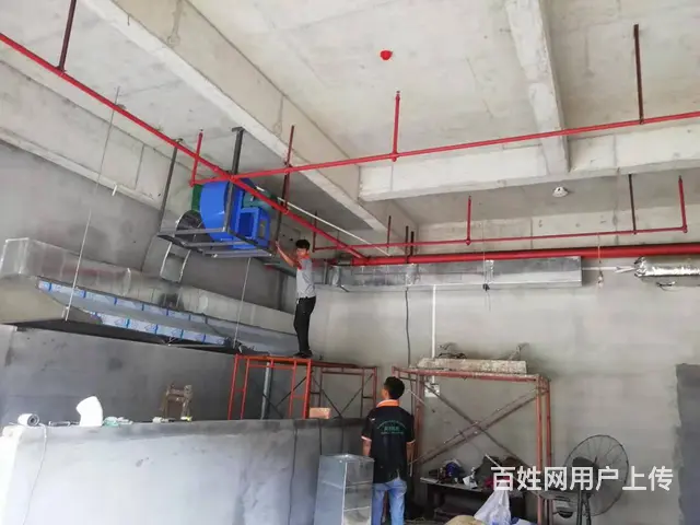 天河区排油烟风机油烟管道制作日式烤肉店抽油烟风机 - 图片 1
