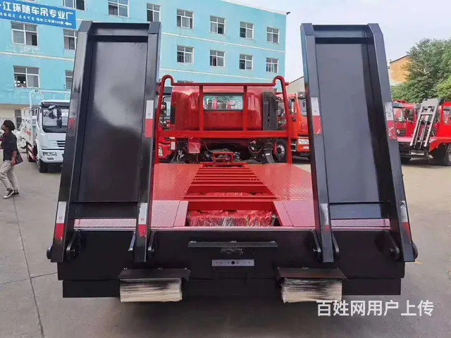 大运国六蓝牌 拉60 75 90小挖掘机平板车厂家 - 图片 6