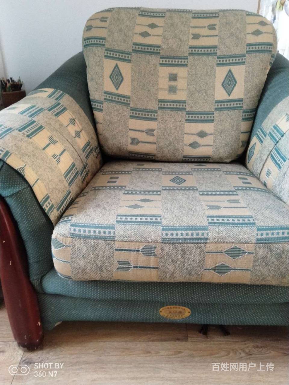 【图】- 布艺沙发9成新 - 淄博淄川二手家具 - 淄博百姓网