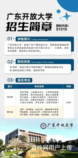 广东开放大学25春季报名中 - 图片