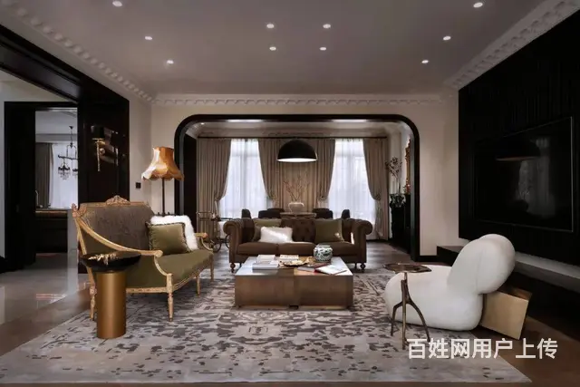别墅装修 | 530㎡法式轻奢风格实景案例赏析 - 图片 2