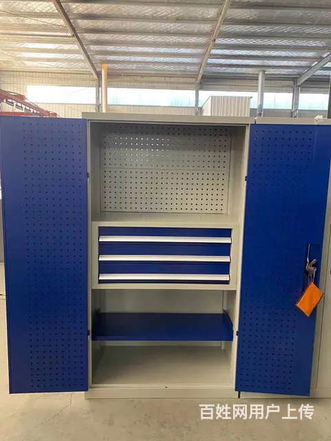 五金工业重型工具柜加厚车间置物柜铁皮柜多功能双开门 - 图片 2