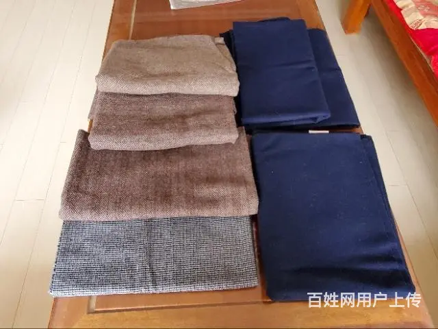 纯毛毛料呢子布料低价转让！ - 图片 1