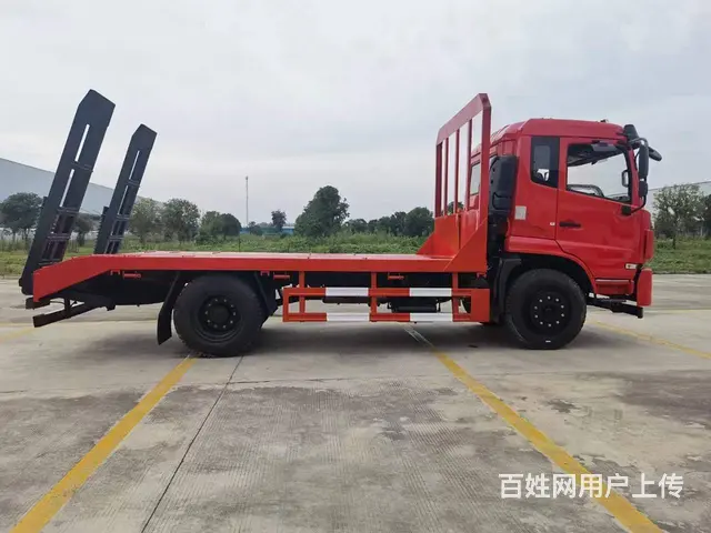 东风D17-Z　国六单桥平板车　小挖机拖板车可分期 - 图片 8