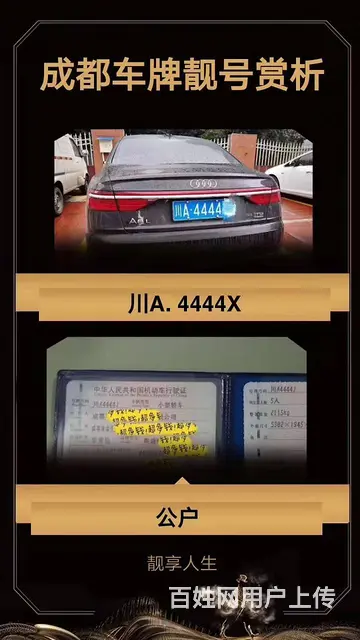 成都车牌靓号8888.9999转让，专业办理公司 - 图片 2