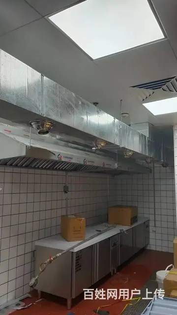 斗门排油烟风机净化设备油烟管道制作烧烤排烟系统安装 - 图片 2