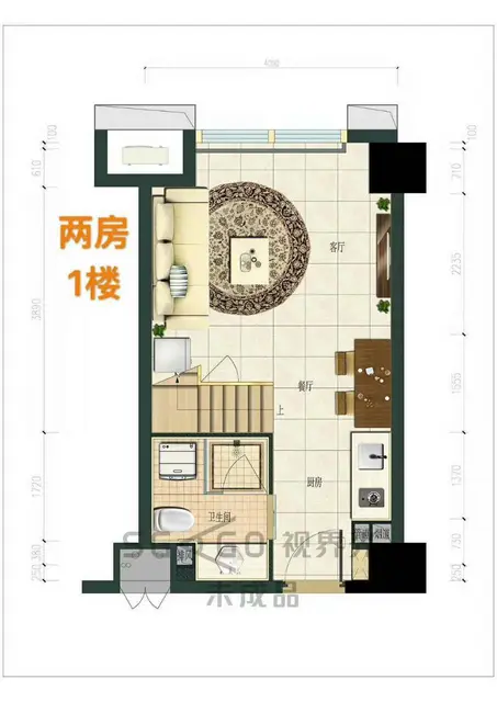 开发商直销 南站地铁口200米 两房 总价90万起 - 图片 11