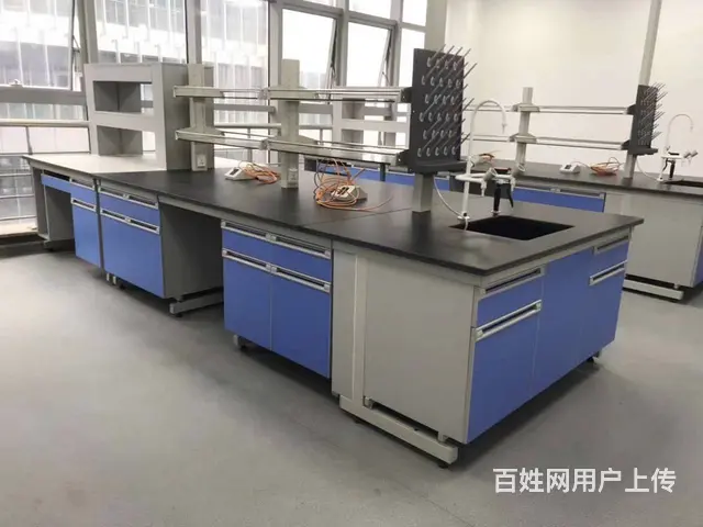 实验室家具厂家直销钢木边台批发通风柜橱批发边台安装 - 图片 1