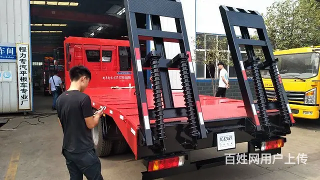 解放单桥拉15吨挖机平板车 厂家降价 欢迎选购 - 图片 2