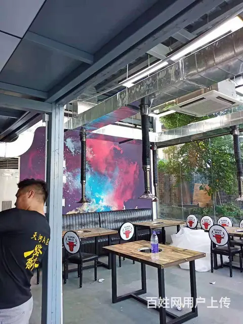 坦洲排油烟风机油烟管道制作日式炭火烤肉排油烟机 - 图片 1