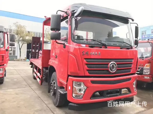 东风专底D3平板车拖12/15吨挖机平板拖车可分期 - 图片 2