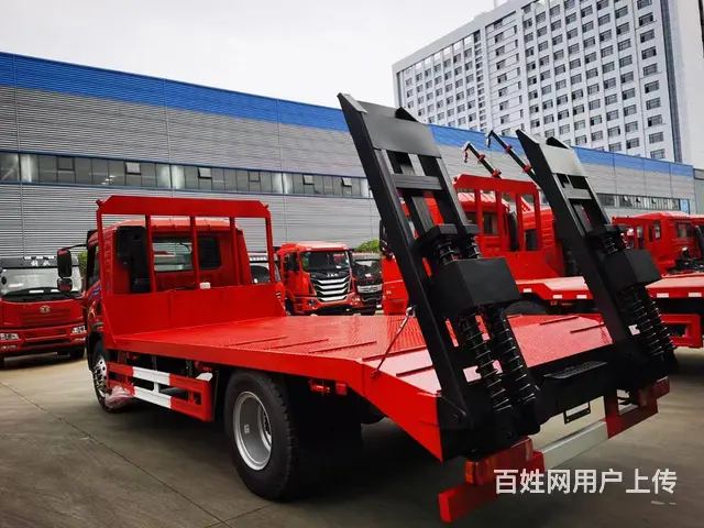 解放龙V潍柴220马力平板车 整车满焊结实耐用包上 - 图片 6