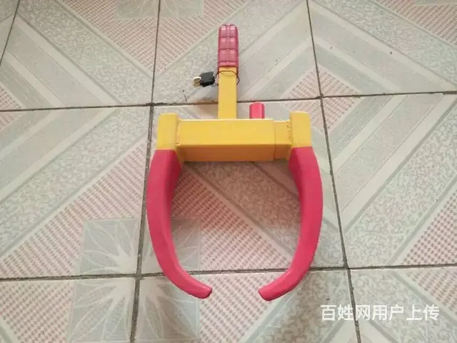 加厚老虎钳轮胎锁车轮锁车器执法专用牛角锁 - 图片 2