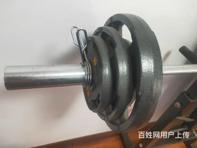 出售杠铃，杠铃床，哑铃全套 - 图片 2