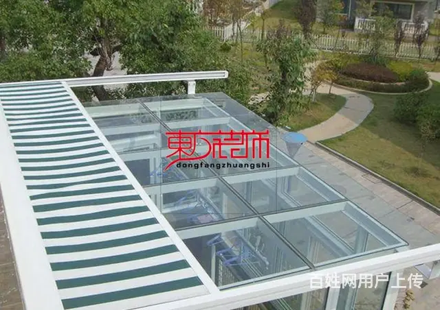 淄博露台阳台阳光房遮阳棚遮阳帘设计施工封院子封阳台 - 图片 5