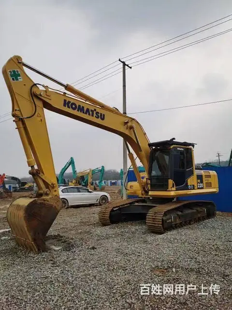 出售二手挖掘机小松220-8手续全质保两年全国包送 - 图片 2