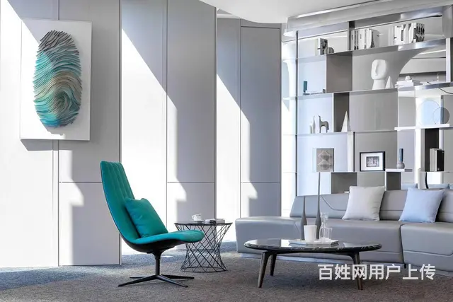 淄博张店办公空间设计效果图 - 图片 4