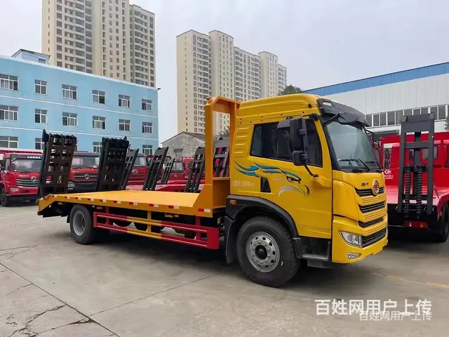 板长6.8米轴距5250拖板车 挖机平板车 耐用持久 - 图片 10
