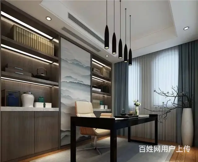 新中式风格常州自建别墅装修案例 - 图片 7