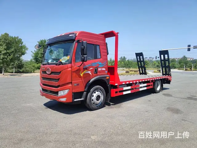 解放龙V平板车 玉柴200马力低平板车可分期包上户 - 图片 2