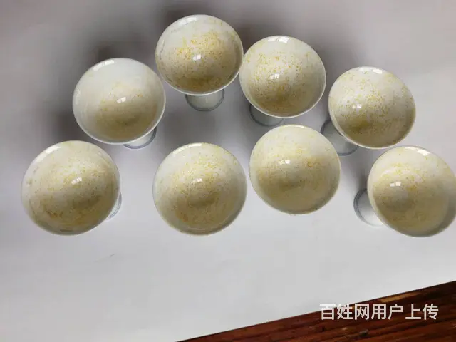 出售大明成化年鸡缸高脚杯一桌（八只） - 图片 2