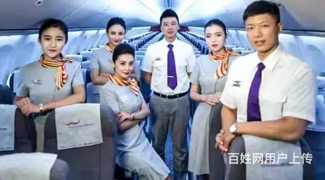 高薪诚聘空乘乘务员，机场地勤、值机 - 图片