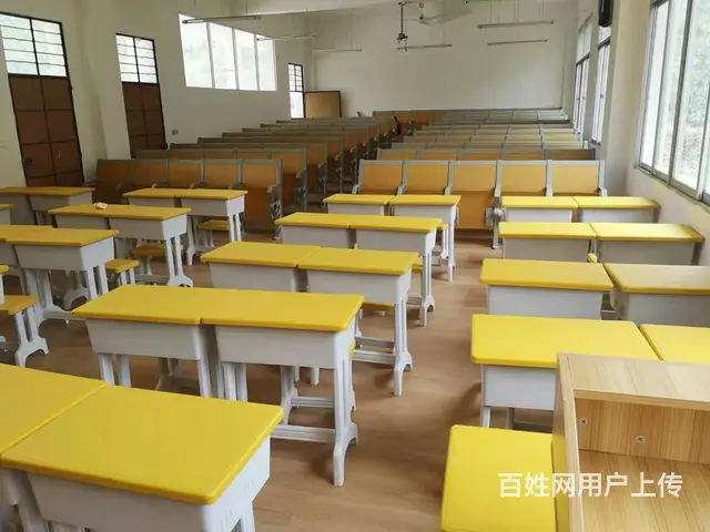 双人课桌 单人课桌 辅导班课桌 升降课桌多媒体课桌 - 图片 3