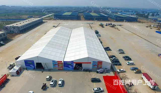 环保防尘大棚 移动式仓库帐篷 临时仓库篷房 可拆卸 - 图片 2