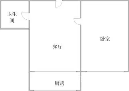 百大旁广场小区一室一厅，高性价比，周边舍弃齐全，拎包即住 - 图片 11