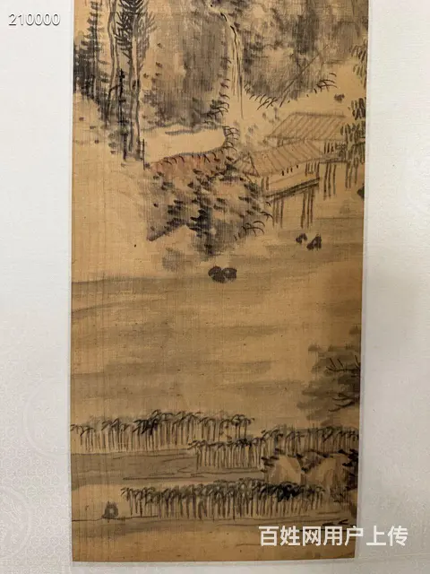 王原祁，86✖️19，绢本 - 图片 6
