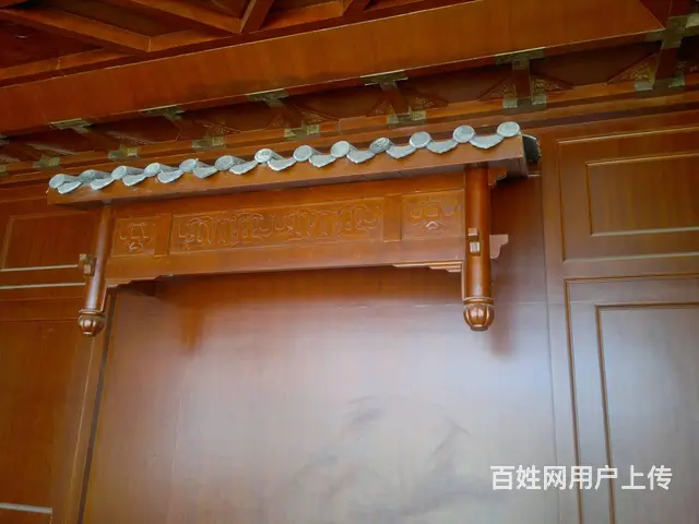 陕西西安实木门窗实木木花格窗中式实木角花 - 图片 7