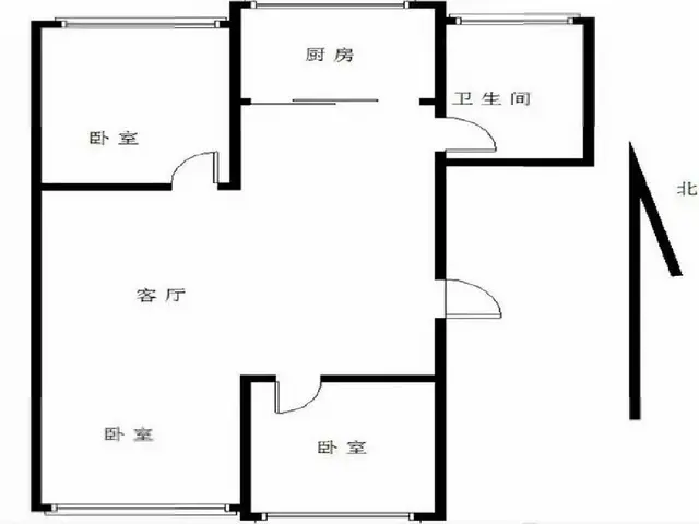 银河花园 二期电梯三室 7800 过户小税 松山 - 图片 9
