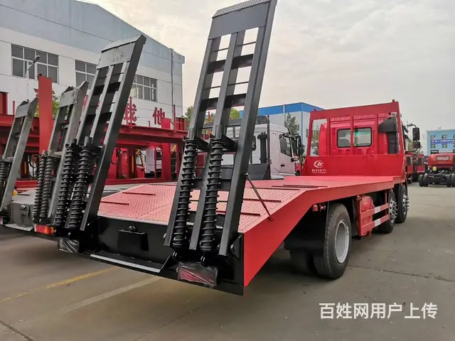 大型挖机钻机拖板车 三轴江淮平板车 二手三轴平板车 - 图片 4