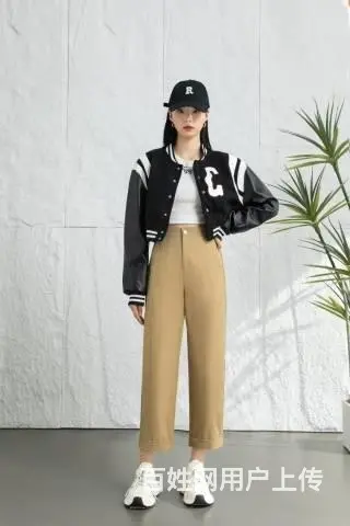 武汉盛依服饰韩氏伊人2025春季新款女裤上新折扣 - 图片 4