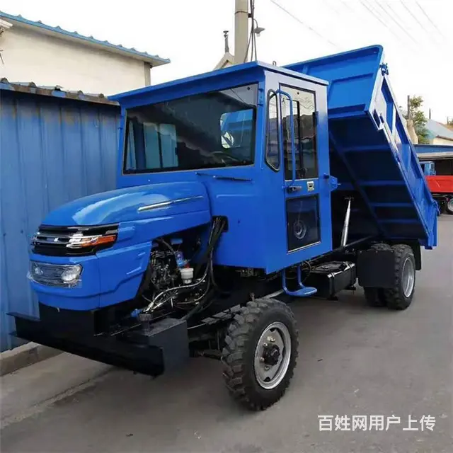 农用四不像拖拉机四驱工地运输车前卸翻斗爬山虎车徐州 - 图片 7