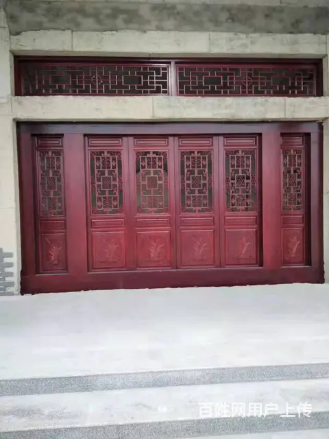 四川成都中式实木门日式推拉门中式花格 - 图片 2
