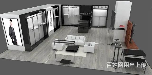 商场展柜，展台，柜台，货柜设计制作，展厅设计 - 图片 2