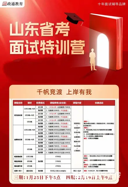烟台本地面试班 - 图片