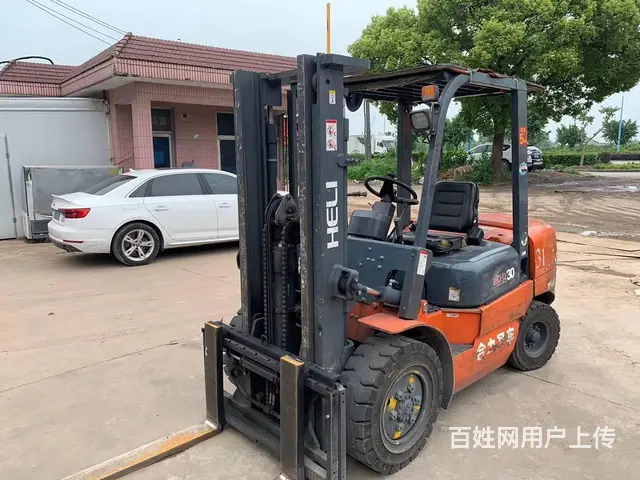 合力3吨自动挡柴油二手叉车 带中钢侧移可进集装箱 - 图片 2