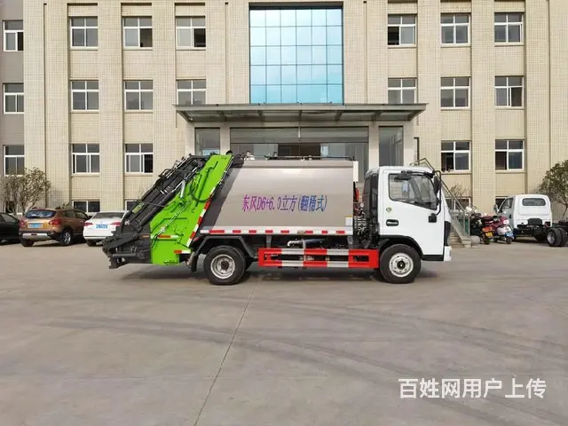 地下室垃圾转运车大型垃圾车双桥蓝牌压缩垃圾车 - 图片 4
