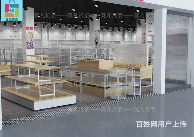莫凡货架厂家咨询-嘉兴三福小精品高柜陈列架 - 图片 3