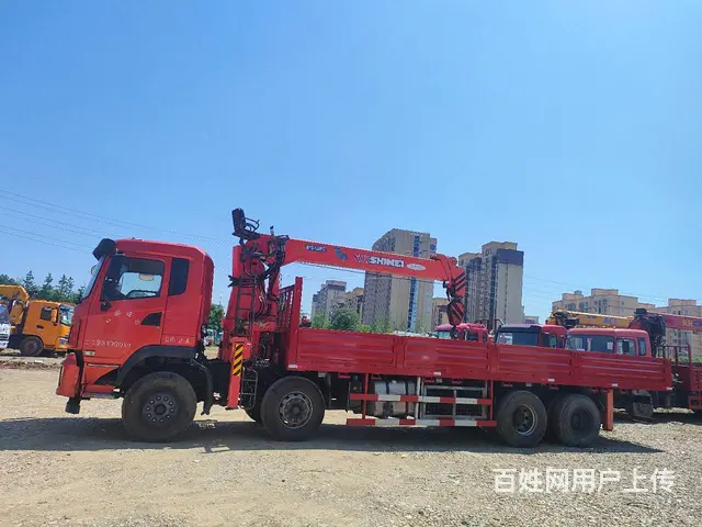 工地拉货随车吊哪里有 - 图片 3