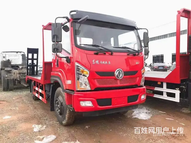 东风D1单桥钩机平板车 支持分期零首付 - 图片 1
