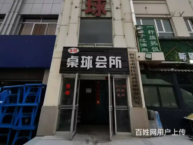 （帮选铺）一酒泉富康附近台球俱乐部对外转让 - 图片 1