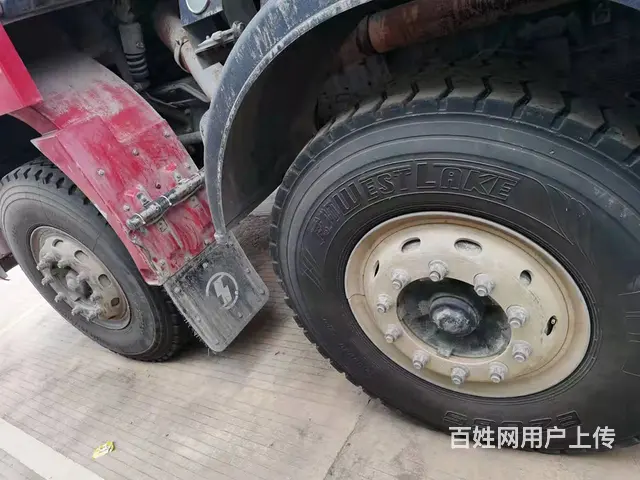 国五陕汽德龙前四后八水泥粉罐车375马力 - 图片 7