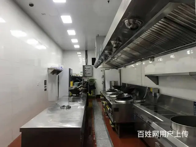 昆山千灯餐饮连锁店厨房保洁清洗 烟罩风机管道清洗 - 图片 2