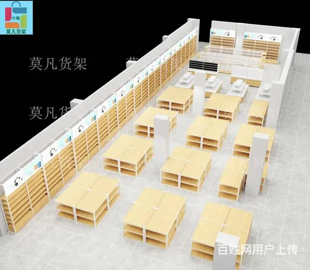 精品百货集合店货架规格齐全-莫凡货架价格咨询 - 图片 6