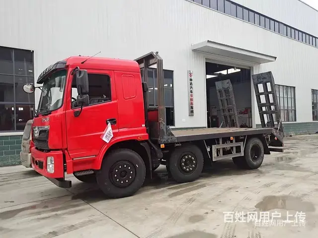 三环国六前四后四挖机板车 平板车 多少钱一辆 - 图片 1