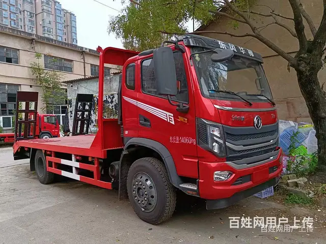 国六东风华神单桥挖机拖车挖机板车 哪里买 - 图片 12