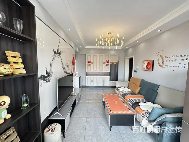 新柳城电梯11楼，65平，精装两室，家具家电齐全指纹密码锁， - 图片 3